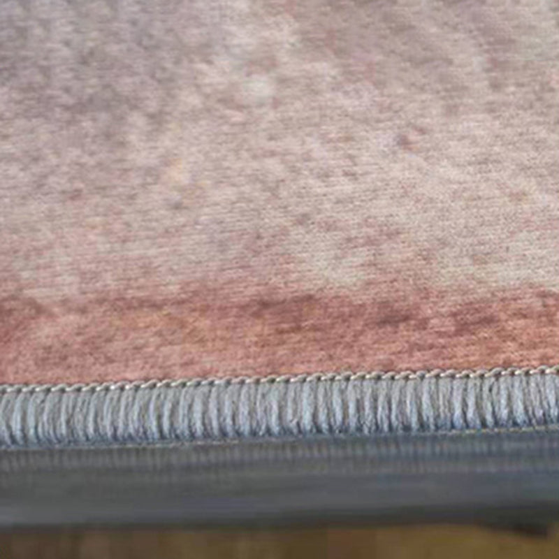 Nostalgia Living Room Rug Floral Print Carpet Polyester Washable Stain Resistant Indoor Carpet