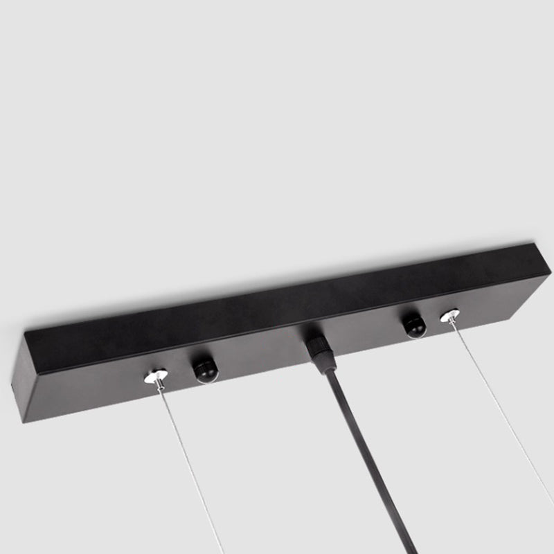 5 Light Kitchen Island Pendant Linear Chandelier Contemporary Island Lighting