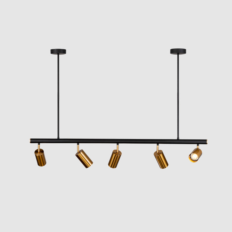 Linear Island Lighting Pendant Linear Lsland Lighting Hanging Island Lights in Metal