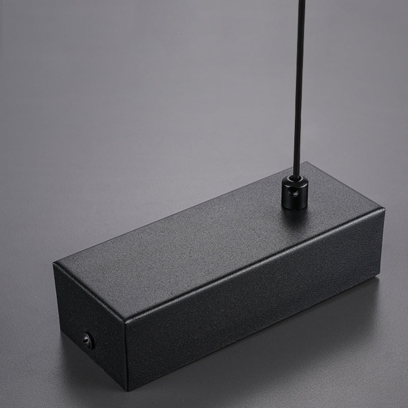 Luci a sospensione da cucina contemporanea illuminazione isola lineare luce appesa in nero