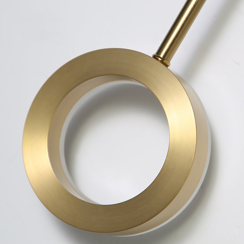 Lámparas de pared globales lámpara de montaje de pared de vidrio LED moderno de 1 luces para dormitorio