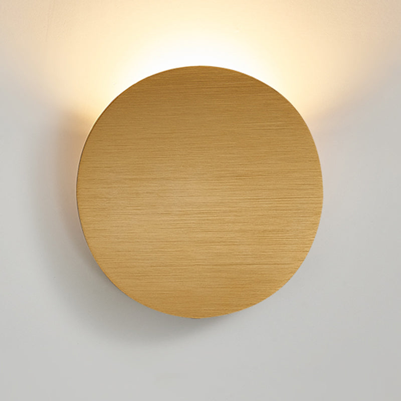 Lámpara de pared de aluminio contemporánea de lámparas de aluminio apliques para dormitorio