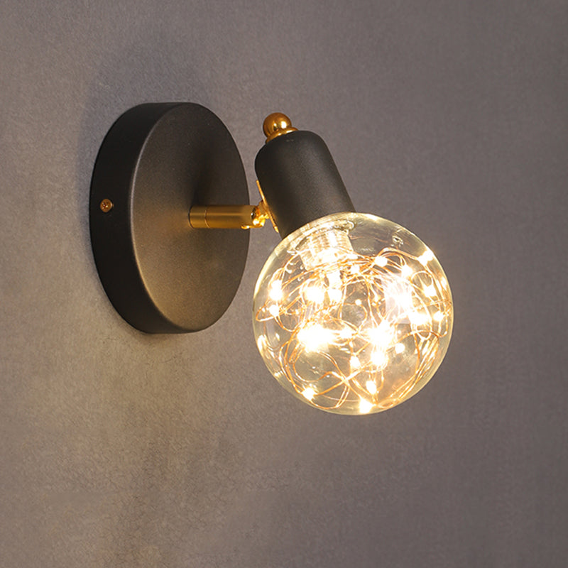 Glas moderne leeswandwandeling wereldwijd 1 licht wandgemonteerd licht voor slaapkamer