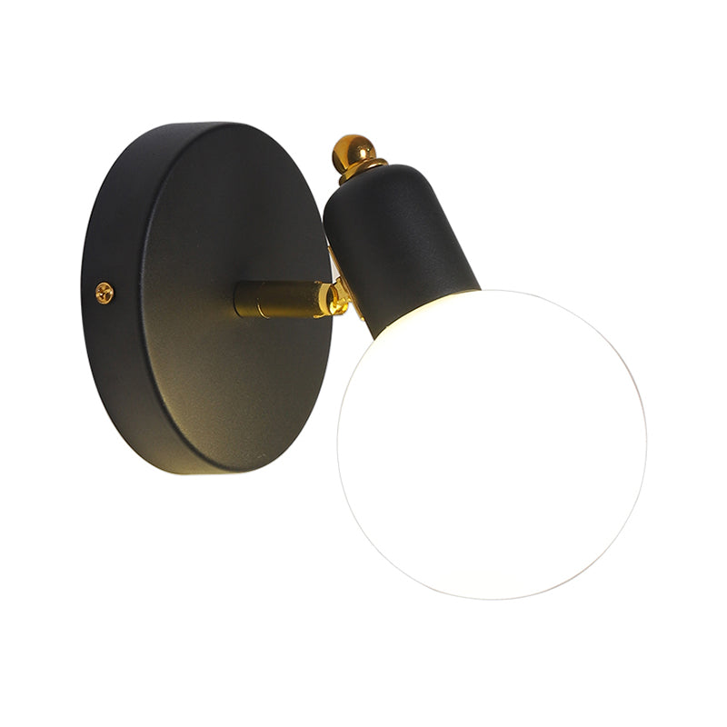 Glas moderne leeswandwandeling wereldwijd 1 licht wandgemonteerd licht voor slaapkamer