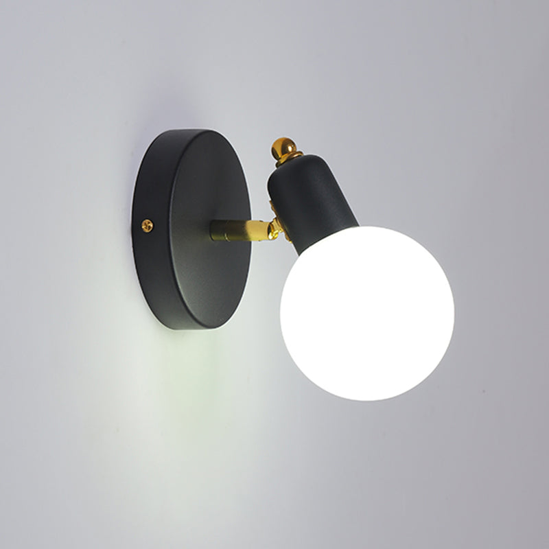 Glas moderne leeswandwandeling wereldwijd 1 licht wandgemonteerd licht voor slaapkamer