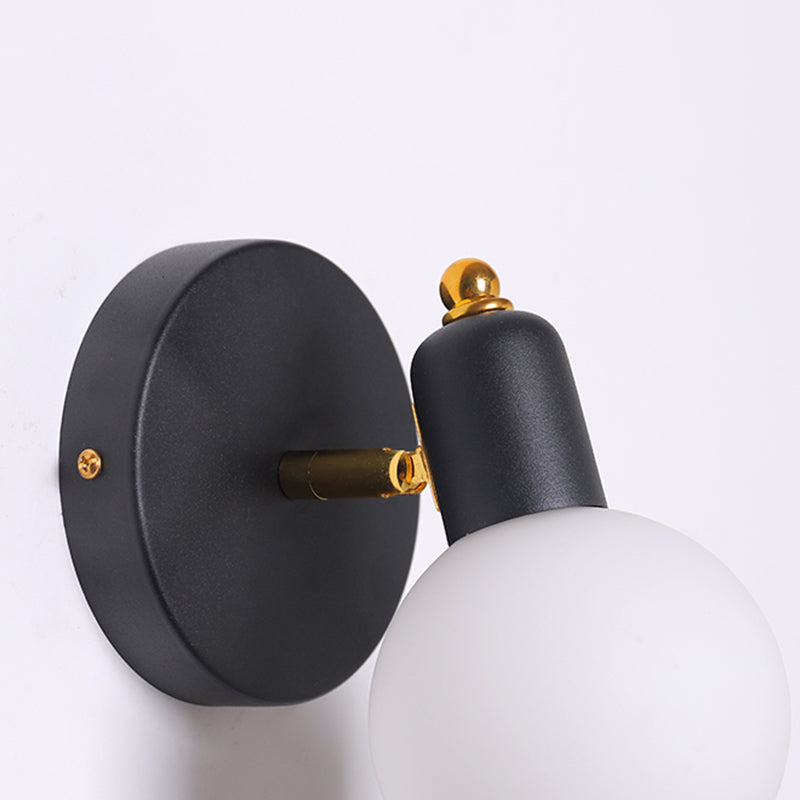 Glas moderne leeswandwandeling wereldwijd 1 licht wandgemonteerd licht voor slaapkamer