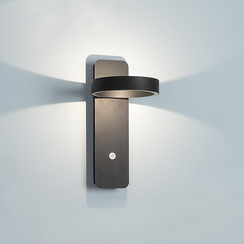 Lampade a 1 luci di minimalismo Light Frepfurs Sconce lampade da parete in ferro per camera da letto