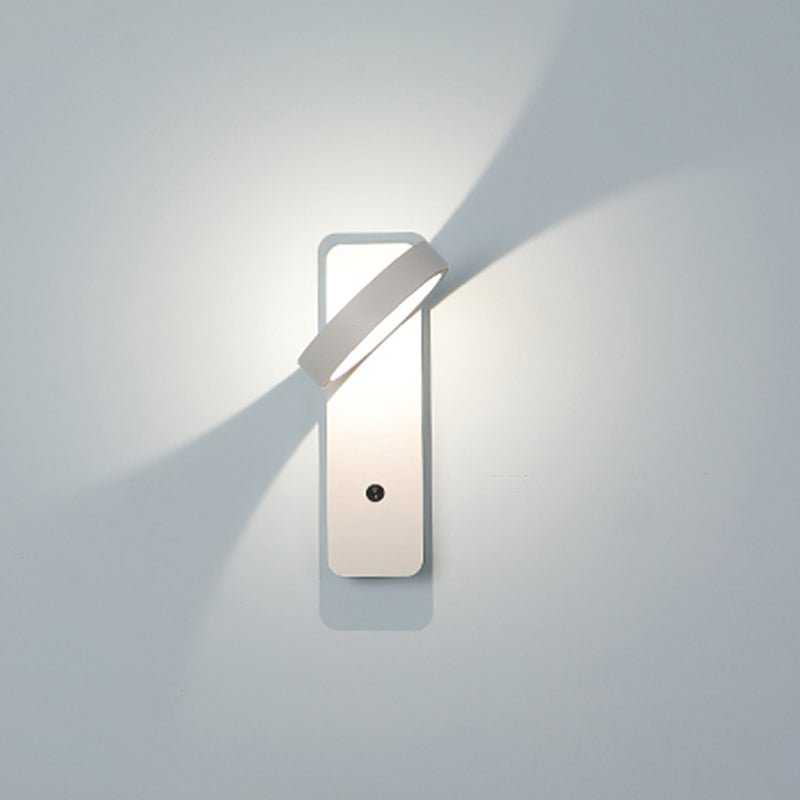Lampade a 1 luci di minimalismo Light Frepfurs Sconce lampade da parete in ferro per camera da letto