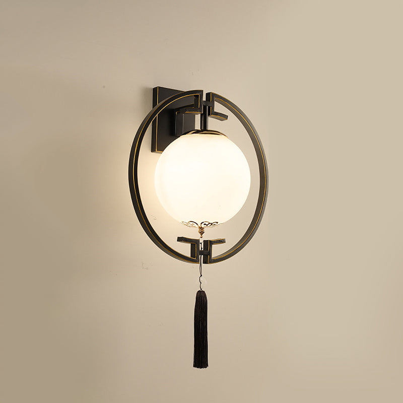 Éclairage de mur en métal à style simple à 1 lumière