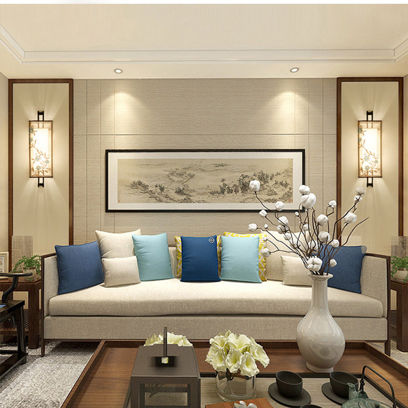 Éclairage de mur en métal à style simple à 1 lumière