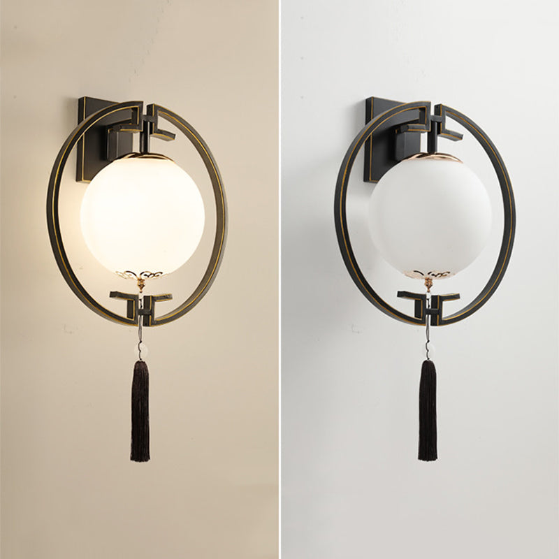 Éclairage de mur en métal à style simple à 1 lumière