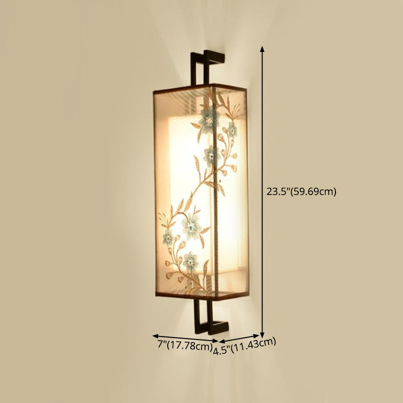 Éclairage de mur en métal à style simple à 1 lumière