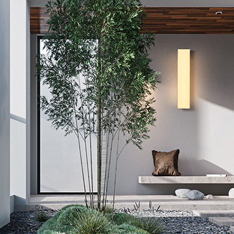 Modern Simple Fashion Style Linear Shade Wall Sconce Metal 1 Light Sconces in