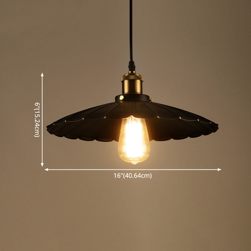 Industrielle Vintage einzelner Anhänger leichter schmiedeeisernen, überbrochener Hanglampe für das Café