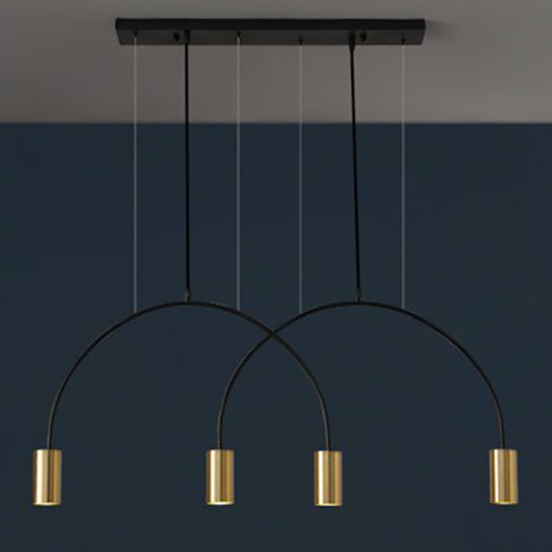 4 Light Kitchen Island Pendant Linear Pendant Lighting Island Light Fixtures