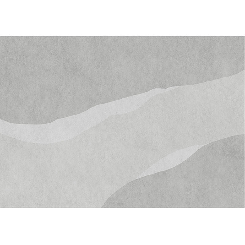 Gray Tone Nordic Area Carpet Polyester Color Blooming Indoor Rug Easy Care Carpet for Living Room