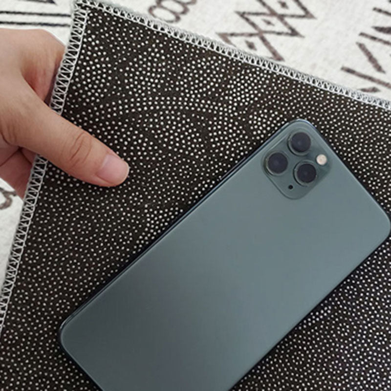 Gray Tone Nordic Area Carpet Polyester Color Blooming Indoor Rug Easy Care Carpet for Living Room