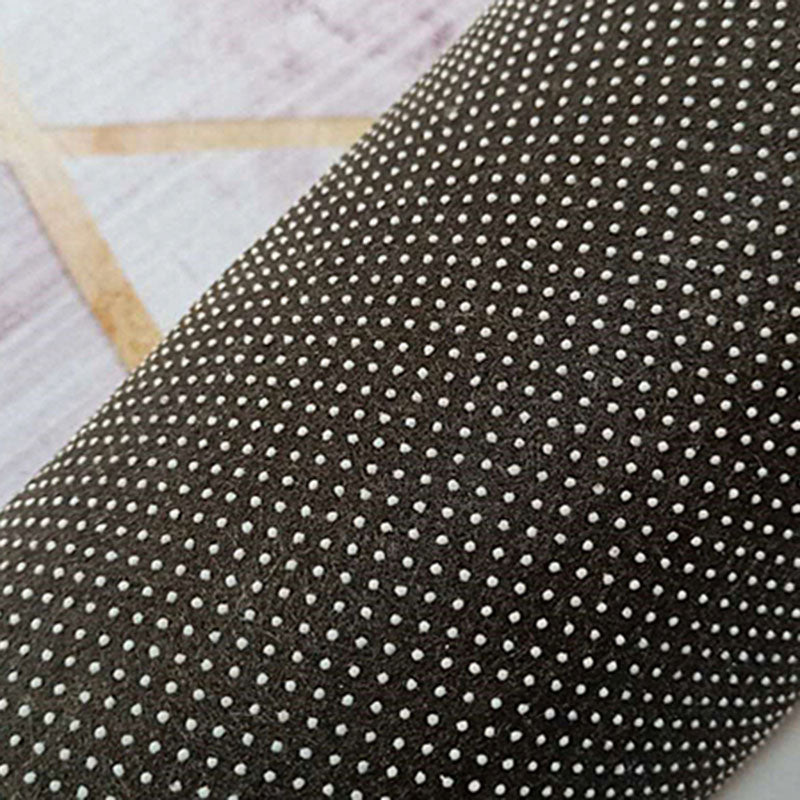 Runder mehrfarbiger moderner Teppich aus Polyester mit Federn, rutschfester Teppich für die Inneneinrichtung