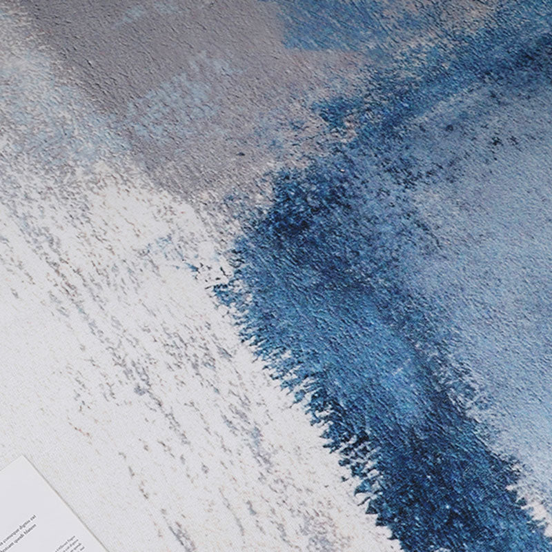 Tapis d'intérieur moderne de couleur Mélange Polyester Encre Bloolage Tapis de support sans glissement pour décoration domestique
