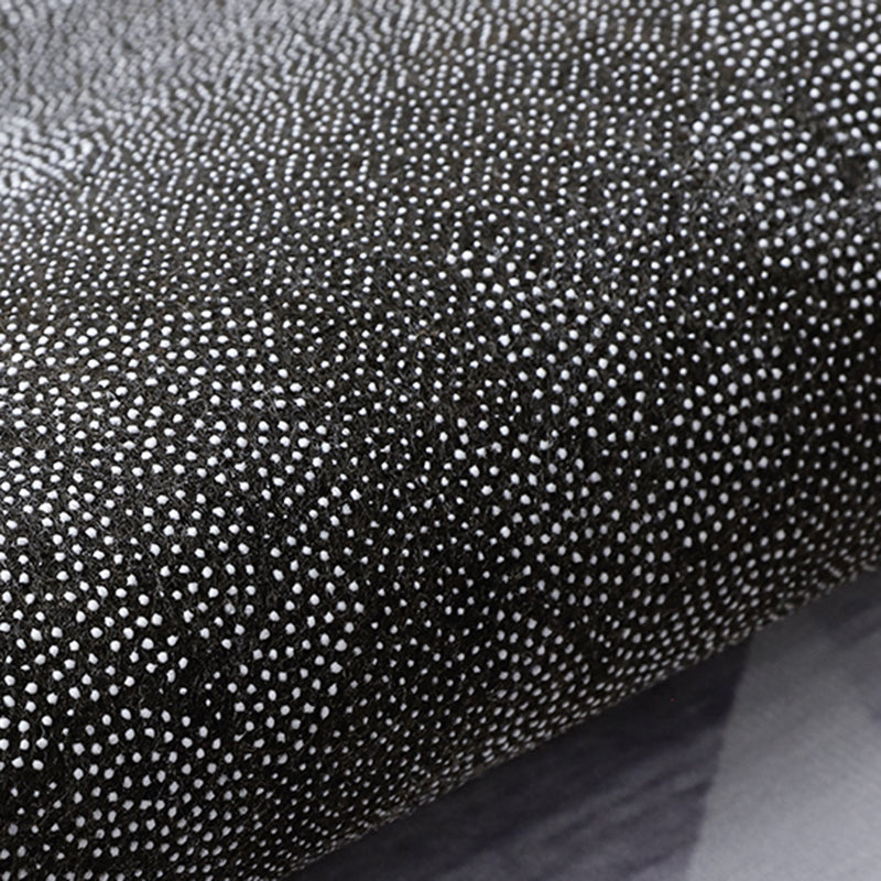 Farblich gemischter Teppich mit abstrakten Linien, kräftiger Polyester-Teppich, rutschfeste Rückseite, Innenteppich für Heimdekoration