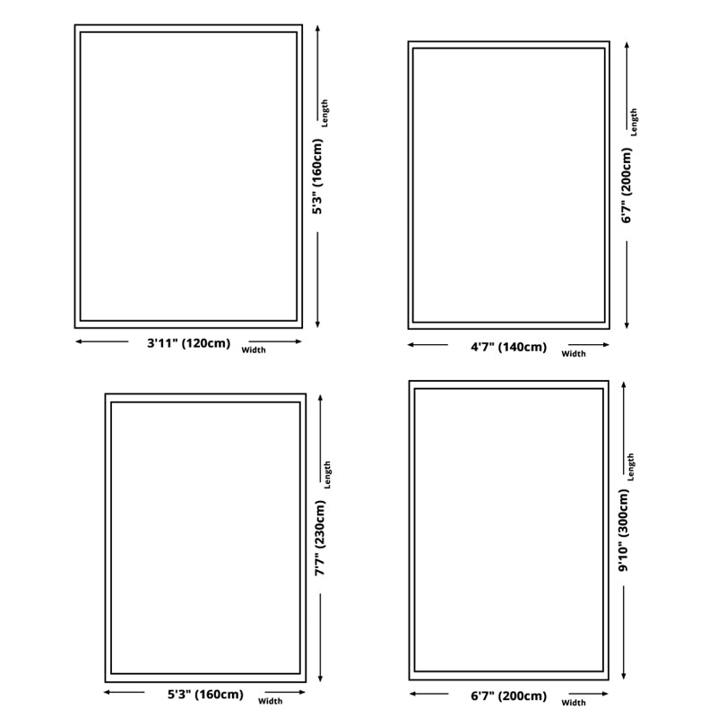 Antique Living Room Area Rug Flower Printed Polyester Carpet Stain Resistant Indoor Rug