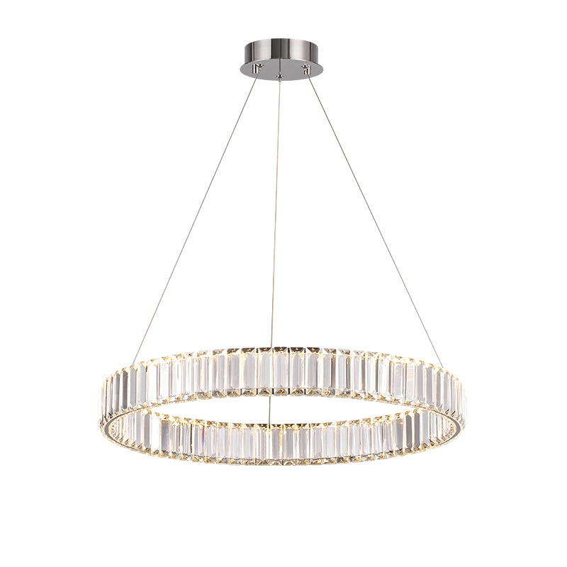 Luci d'isola orbicolare Crystal Contemporary Simplicity Fissature di illuminazione a sospensione per il ristorante