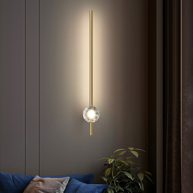 Modern Simplicity Linear Wall Mounted Light Fixture Acrylic Wall Mount Light Fixture for Bedroom