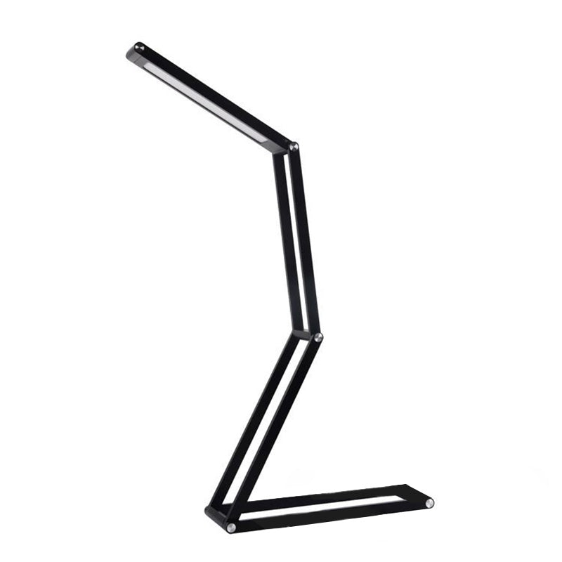 Opvouwbare lineaire LED -tafellamp creatief minimalistisch metalen slaapkamer leeslicht
