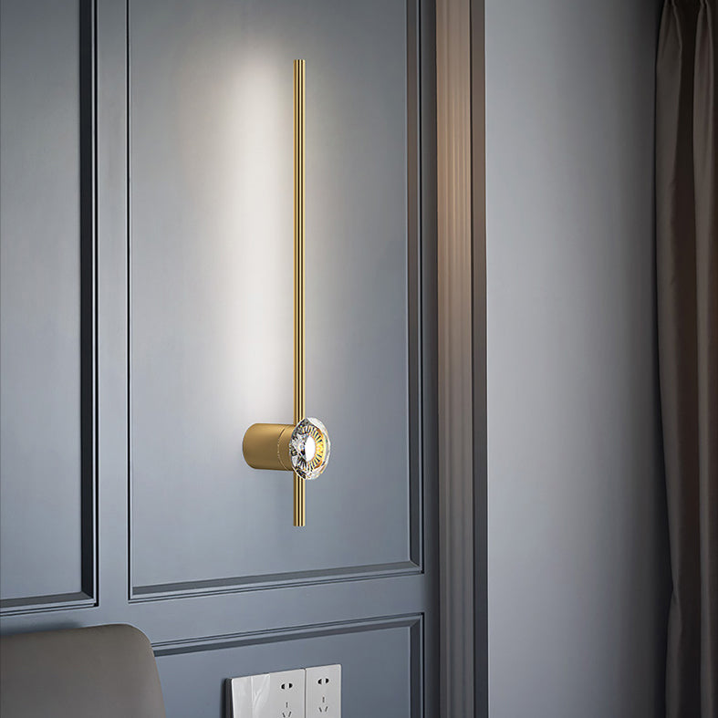 Modern Simplicity Linear Wall Mounted Light Fixture Acrylic Wall Mount Light Fixture for Bedroom