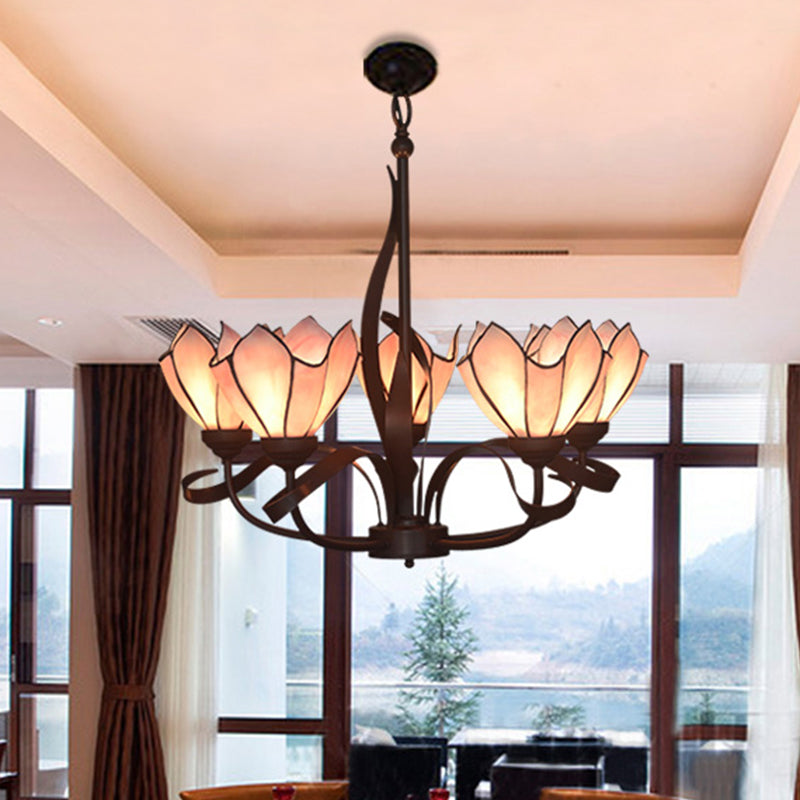 Bronze 3/5 Lumières Éclairage de lustre 
Lampe pour la cuisine