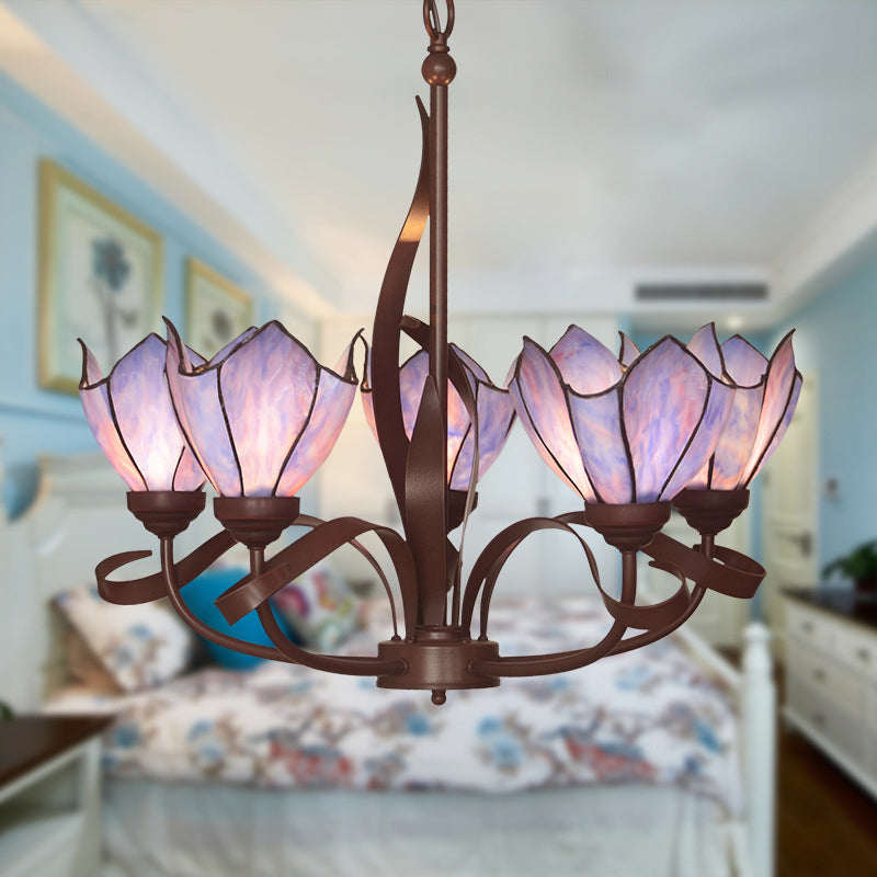 Bronze 3/5 Lumières Éclairage de lustre 
Lampe pour la cuisine