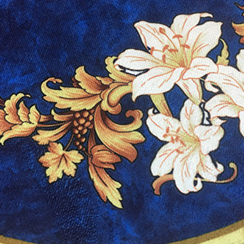 Luxurious Marble Surface Rug Contemporary Polyester Rug Easy Care Washable Carpet for Home Decor