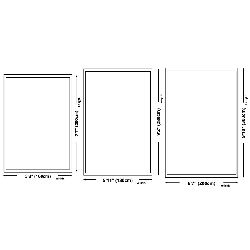 Multicolor Modern Area Rug Polyester Animals Print Rug Stain Resistant Indoor Rug for Living Room