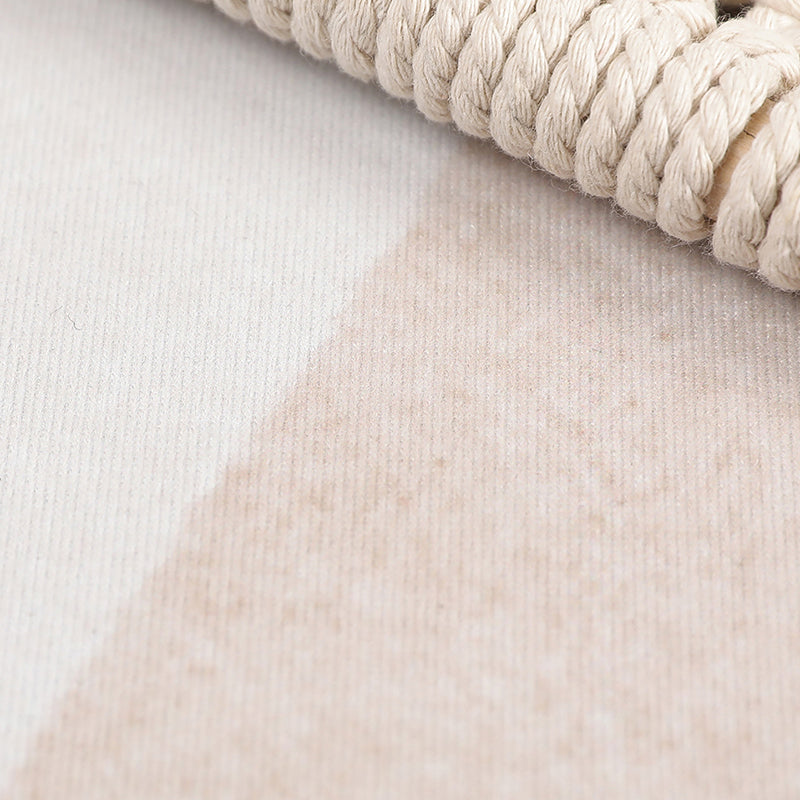 Brown Tone Home Decor Carpet Simplicity Abstract Color Block Area Rug Polyester with Easy Care Rug