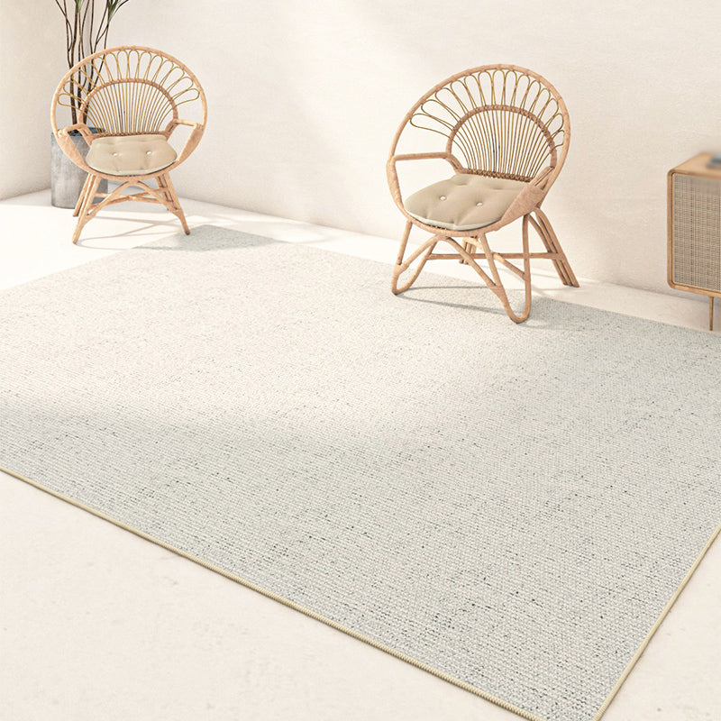Minimalistischer Teppich für den Innenbereich, einfarbig, moderner Teppich, schmutzabweisender Polyester-Teppich für das Wohnzimmer