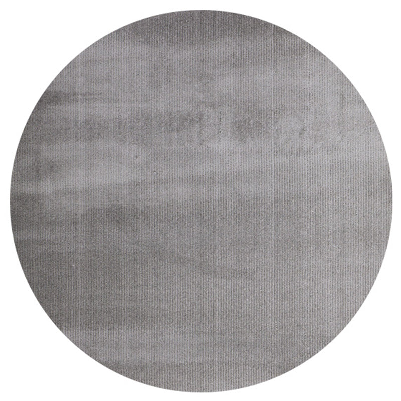 Simple Solid Color Indoor Carpet Gray Polyester Carpet Washable Indoor Rug for Indoor Room