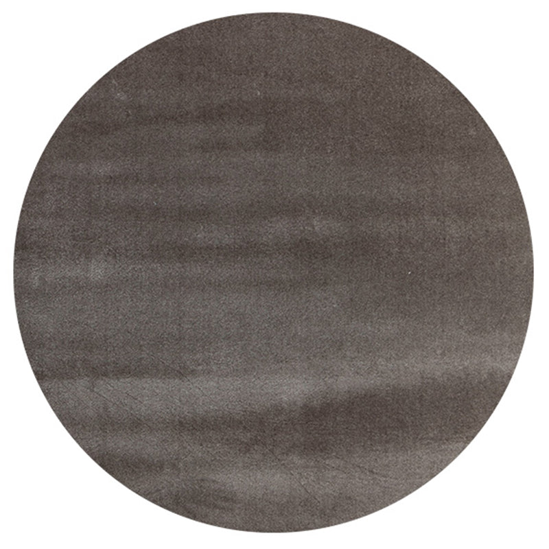 Simple Solid Color Indoor Carpet Gray Polyester Carpet Washable Indoor Rug for Indoor Room