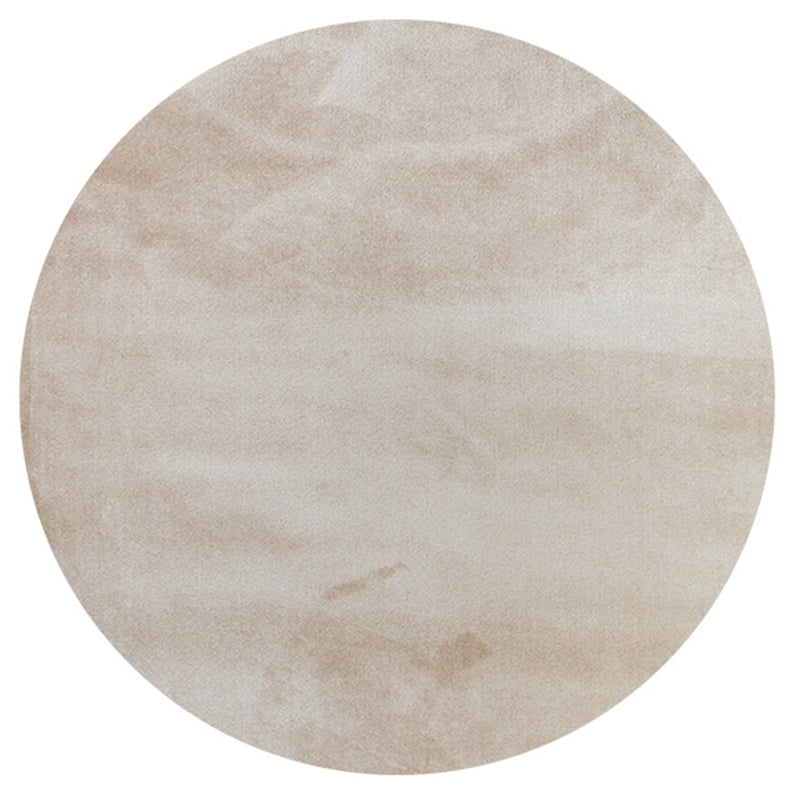 Simple Solid Color Indoor Carpet Gray Polyester Carpet Washable Indoor Rug for Indoor Room