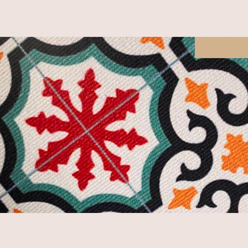 Nordic Simple Indoor Rug Pink Tone Carpet Polyester Stain Resistant Rug for Living Room