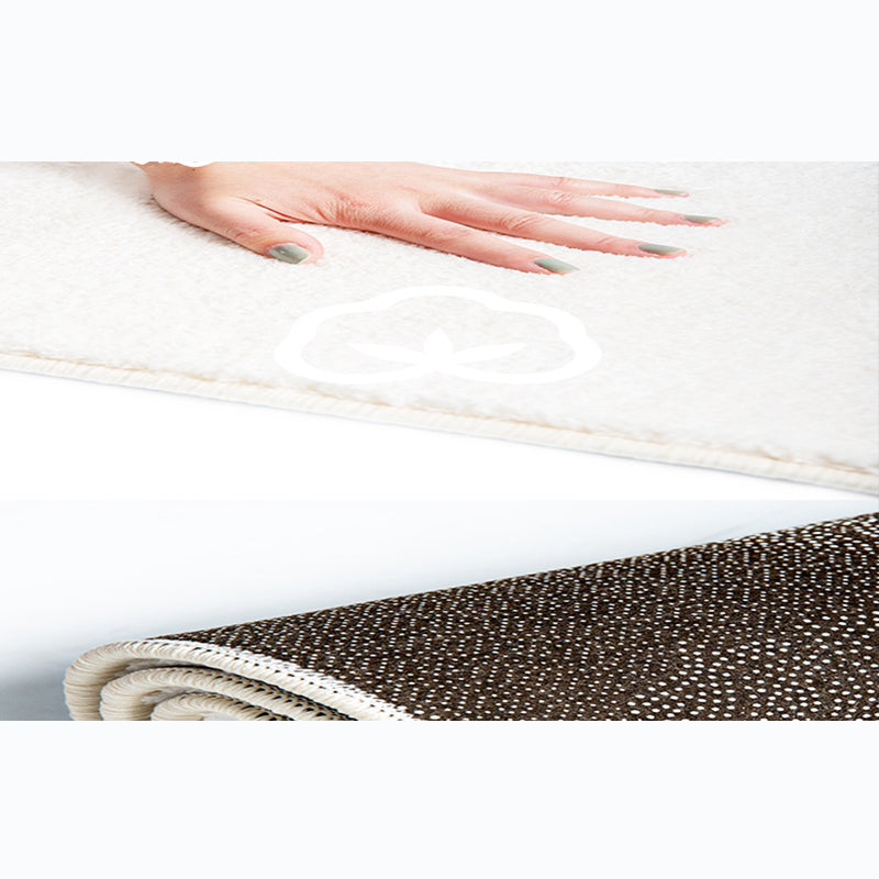 Minimalist Lines Pattern Area Rug Polyester Carpet Non-Slip Backing Indoor Carpet for Living Room