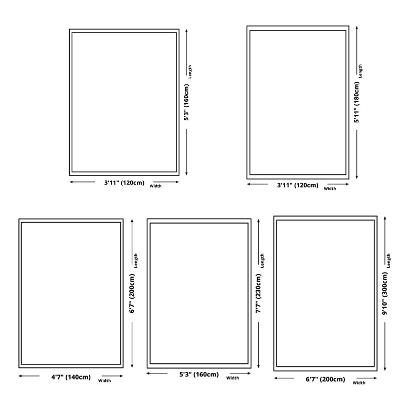 Trendy Houndstooth Print Rug Polyester Carpet Stain Resistant Indoor Rug for Home Decoration