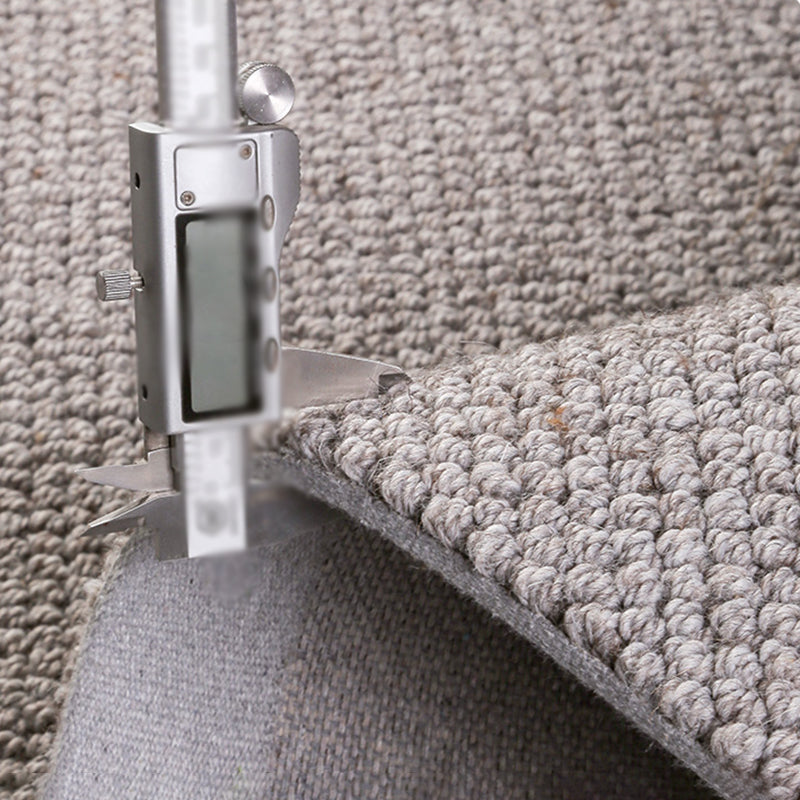 Fancy Grey Modern Carpet Polyester Solid Color Area Rug Non-Slip Backing Rug for Home Decor