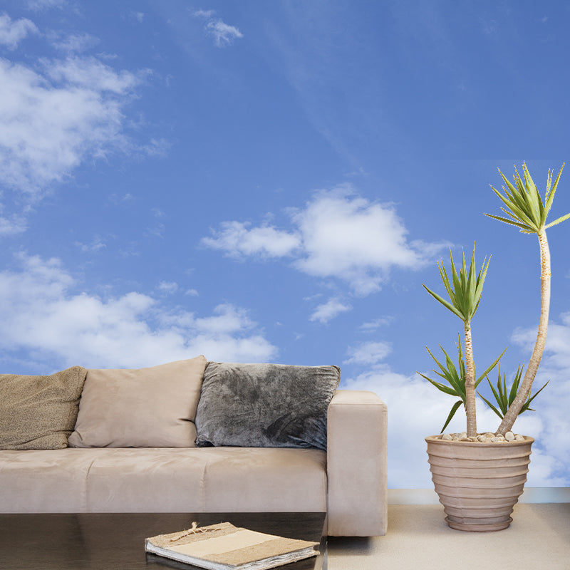 Beautiful Cloudscape Blue Sky Mural Wallpaper for Home Decorations Living Room Bedroom