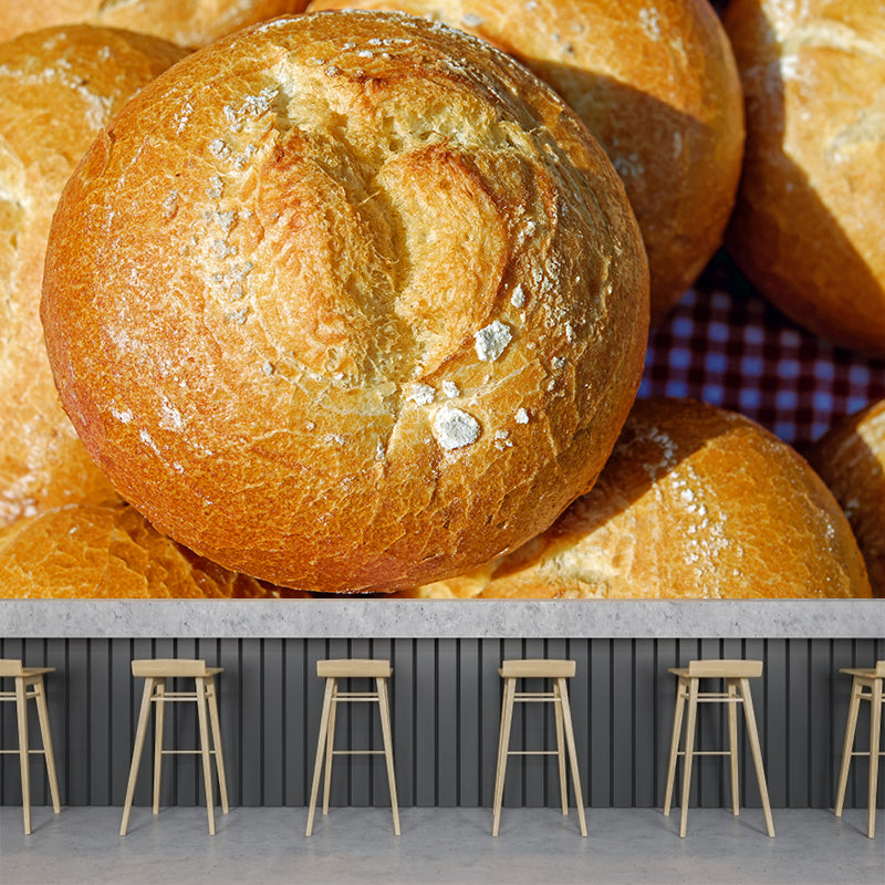 Delicious Bread Waterproof Wall Covering for Dessert Shop Baking Shop Wall Decor