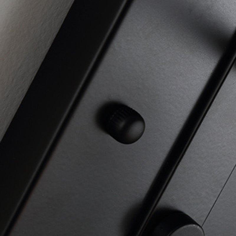 Industrial Vintage Single Wall Light Wrought Iron Indoor Wall Lamp with Clear Glass Shade