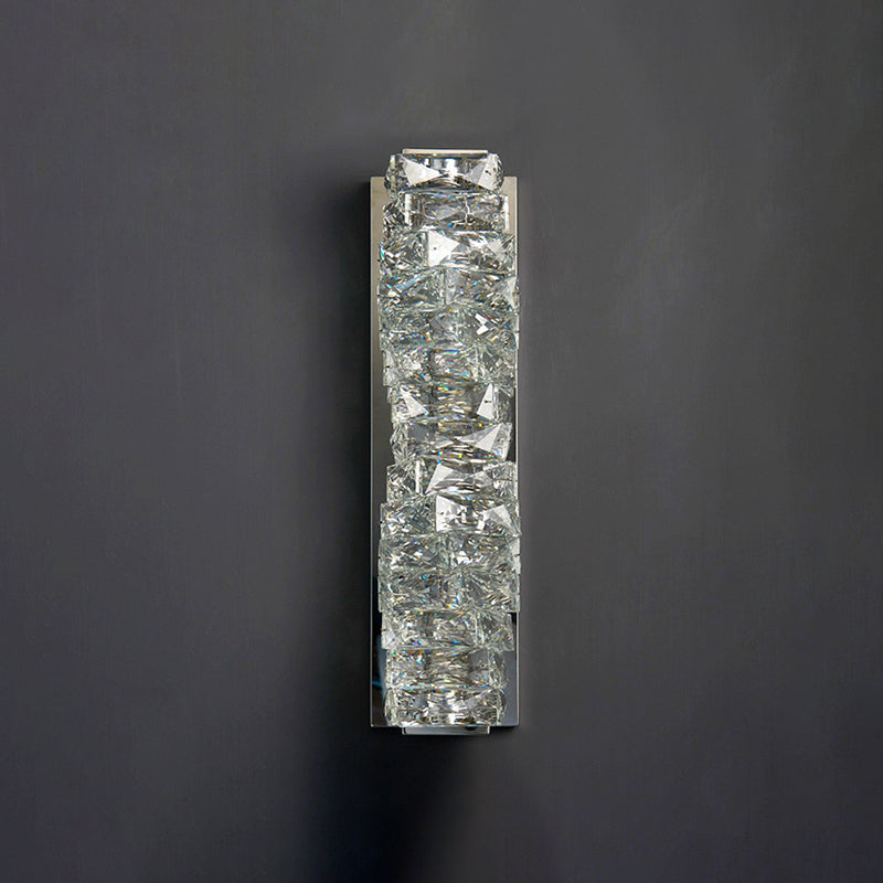 Rechteck klar K9 Kristallleuchte Licht moderner Stil 1-Licht-Wandbeleuchtungsideen