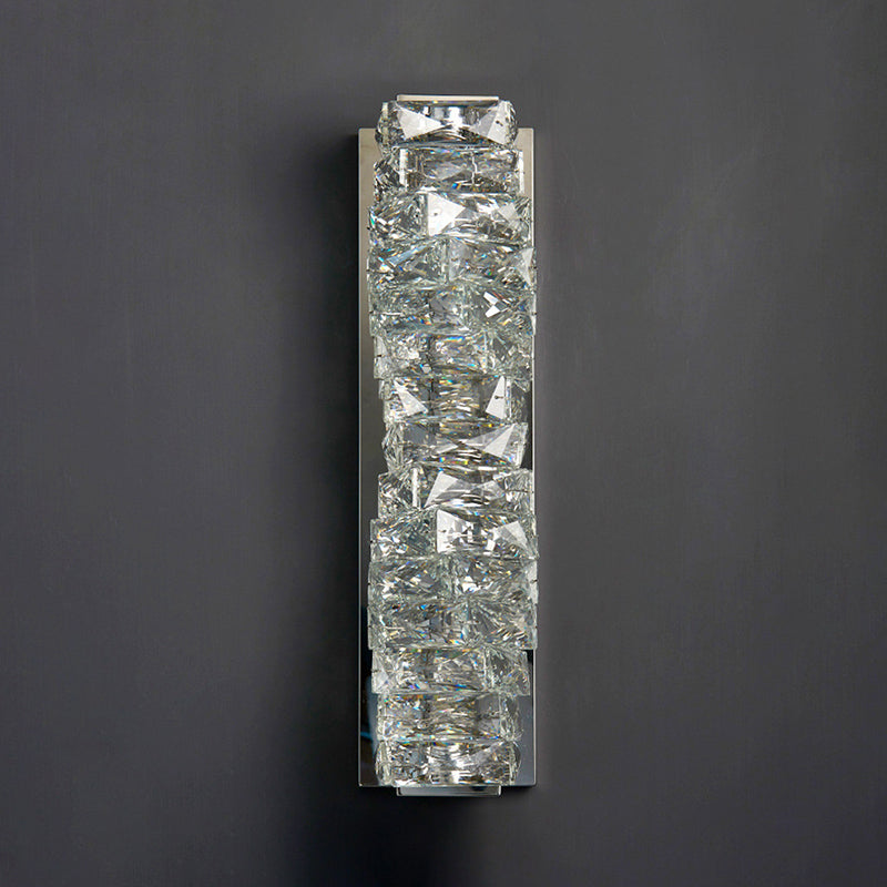Rechteck klar K9 Kristallleuchte Licht moderner Stil 1-Licht-Wandbeleuchtungsideen