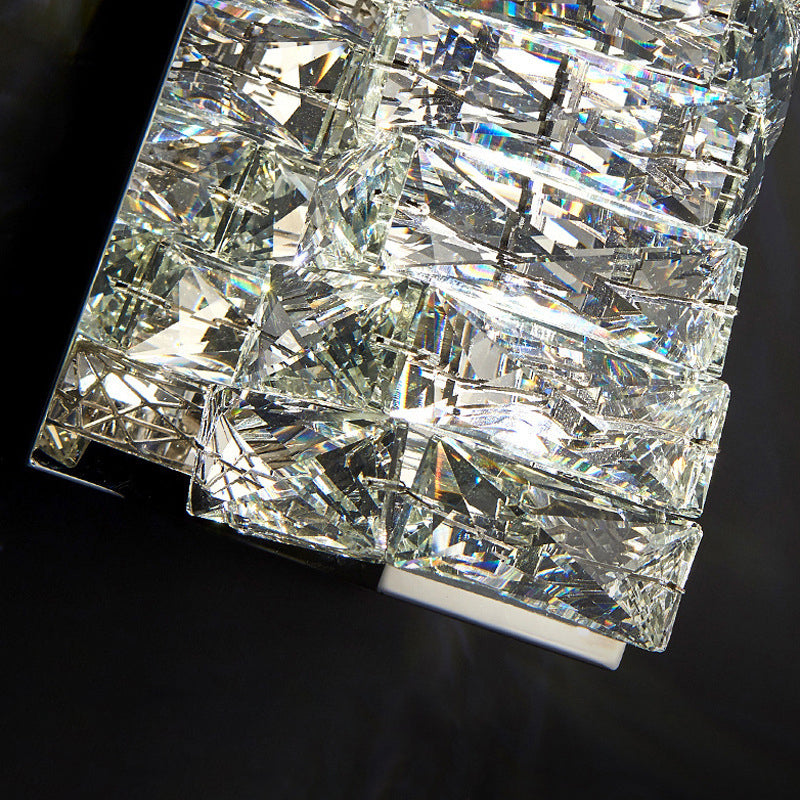 Rechteck klar K9 Kristallleuchte Licht moderner Stil 1-Licht-Wandbeleuchtungsideen