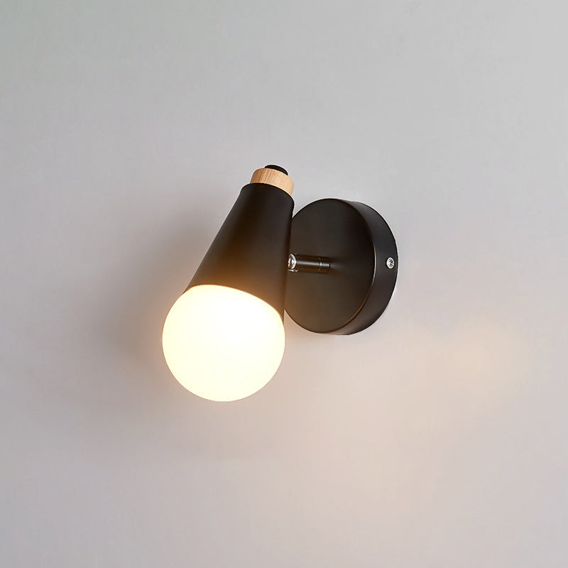 1 illuminazione unica murale unica Modren Nordic Macarons Style Metal Wall Lighting in bianco e verde