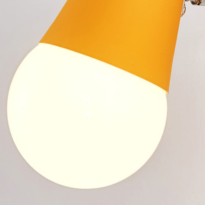 1 illuminazione unica murale unica Modren Nordic Macarons Style Metal Wall Lighting in bianco e verde